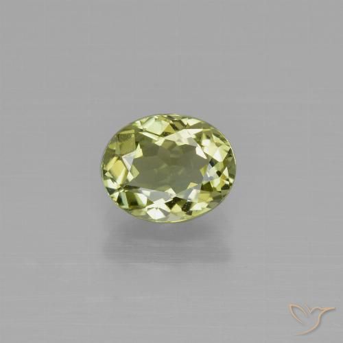 Amarillo medio Turmalina Gema - 1.1ct Forma ovalada (ID: 415239)