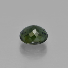 Tourmaline Gemstone in 6.7 x 6 mm Size for Sale, Tourmaline Stone in Deep Green Color