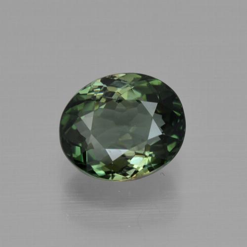 Verde bosque Turmalina Gema - 1.3ct Forma ovalada (ID: 415258)