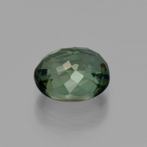 Tourmaline Gemstone in 7.1 x 6 mm Size for Sale, Tourmaline Stone in Forest Green Color