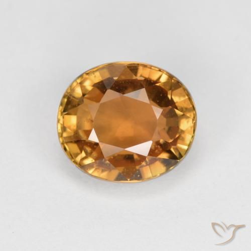 1.47ct Natural Medium Gold Tourmaline, Oval, VS