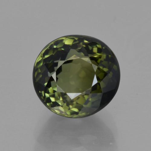 Deep Green Tourmaline Gem - 2.6ct Oval Facet (ID: 415437)