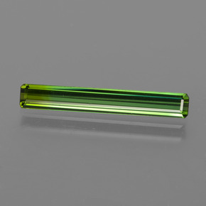 1.55 ct Green Tourmaline Gemstone, Tourmaline Gem in Octagon Facet Shape for Sale.
