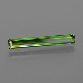 1.55 ct Green Tourmaline Stone, Natural Tourmaline in Octagon Facet Shape for Sale