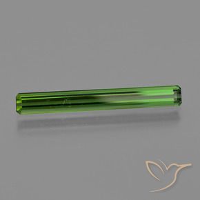 1.50 ct Green Tourmaline Stone, Natural Tourmaline in Octagon Facet Shape for Sale