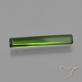 1.53 ct Green Tourmaline Stone, Natural Tourmaline in Octagon Facet Shape for Sale
