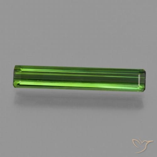 1.52ct Natural Forest Green Tourmaline, Emerald Cut, VVS-VS