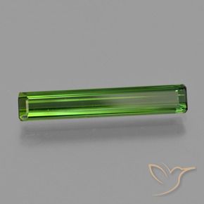 1.52 ct Green Tourmaline Stone, Natural Tourmaline in Octagon Facet Shape for Sale