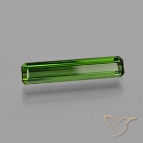 1.59 ct Green Tourmaline Stone, Natural Tourmaline in Octagon Facet Shape for Sale