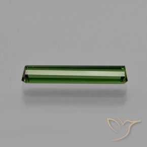 Tourmaline Gemstone in 16.4 x 3.4 mm Size for Sale, Tourmaline Stone in Dark Green Color