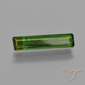 1.52 ct Green Tourmaline Stone, Natural Tourmaline in Octagon Facet Shape for Sale