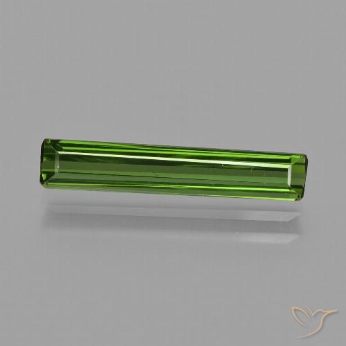 1.53ct Natural Forest Green Tourmaline, Emerald Cut, VVS-VS