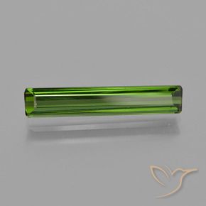 1.53 ct Green Tourmaline Stone, Natural Tourmaline in Octagon Facet Shape for Sale