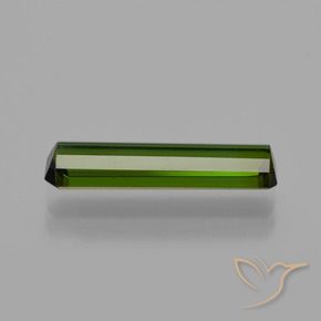 Tourmaline Gemstone in 14.8 x 3.7 mm Size for Sale, Tourmaline Stone in Forest Green Color