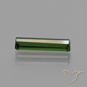 Tourmaline Gemstone in 13.1 x 3.8 mm Size for Sale, Tourmaline Stone in Deep Green Color