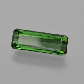 1.16 ct Green Tourmaline Stone, Natural Tourmaline in Octagon Facet Shape for Sale