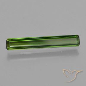 1.11 ct Green Tourmaline Stone, Natural Tourmaline in Octagon Facet Shape for Sale