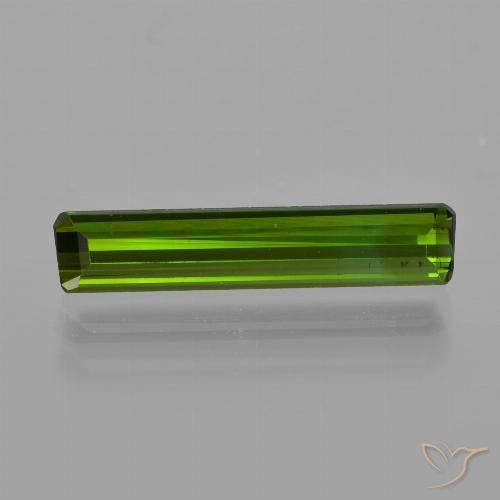 1.16ct Natural Forest Green Tourmaline, Emerald Cut, VS