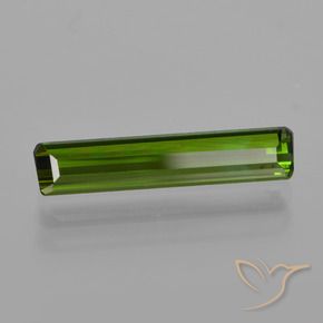 1.16 ct Green Tourmaline Stone, Natural Tourmaline in Octagon Facet Shape for Sale