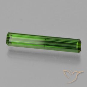 1.08 ct Green Tourmaline Stone, Natural Tourmaline in Octagon Facet Shape for Sale