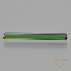 Tourmaline Gemstone in 20.4 x 2.3 mm Size for Sale, Tourmaline Stone in Earthy Green Color