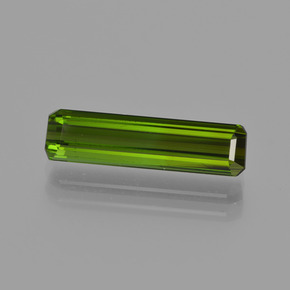 2.15 ct Green Tourmaline Gemstone, Tourmaline Gem in Octagon Facet Shape for Sale.