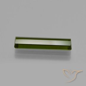 Tourmaline Gemstone in 16.5 x 4 mm Size for Sale, Tourmaline Stone in Earthy Green Color