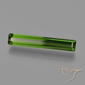 2.11 ct Green Tourmaline Stone, Natural Tourmaline in Octagon Facet Shape for Sale