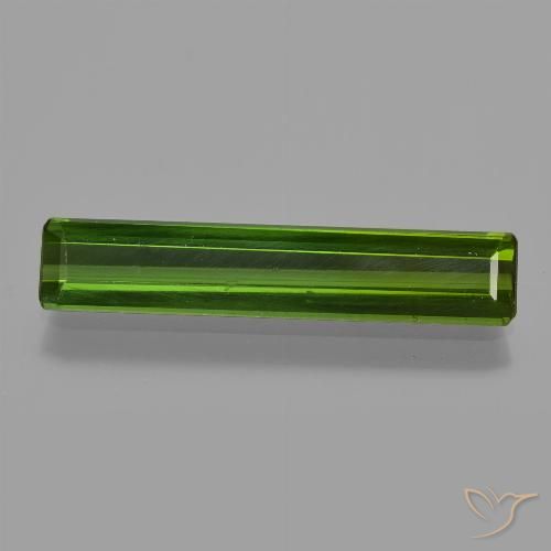 2.34ct Natural Dark Green Tourmaline, Emerald Cut, VVS-VS
