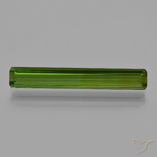 2.52ct Natural Deep Green Tourmaline, Emerald Cut, VVS-VS