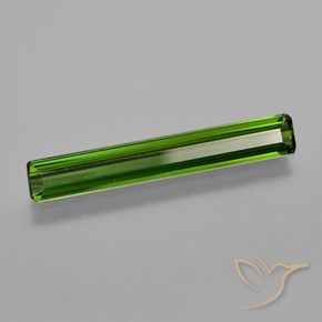 2.01 ct Green Tourmaline Stone, Natural Tourmaline in Octagon Facet Shape for Sale