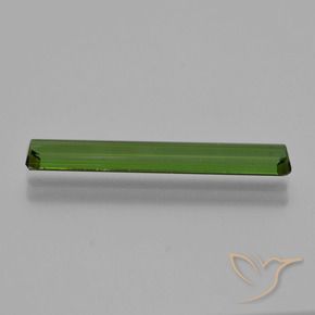 Tourmaline Gemstone in 23 x 3.6 mm Size for Sale, Tourmaline Stone in Medium Green Color