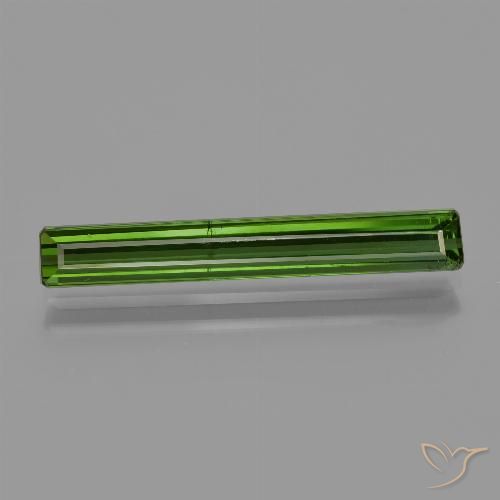 2.01ct Natural Deep Forest Green Tourmaline, Emerald Cut, VS-SI