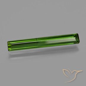 2.01 ct Green Tourmaline Stone, Natural Tourmaline in Octagon Facet Shape for Sale