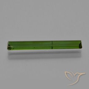 Tourmaline Gemstone in 23.1 x 3.3 mm Size for Sale, Tourmaline Stone in Deep Forest Green Color