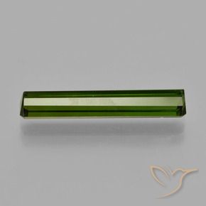 Tourmaline Gemstone in 21.8 x 4.2 mm Size for Sale, Tourmaline Stone in Dark Green Color