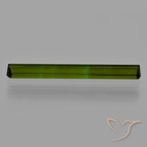 Tourmaline Gemstone in 28.4 x 3.6 mm Size for Sale, Tourmaline Stone in Deep Green Color