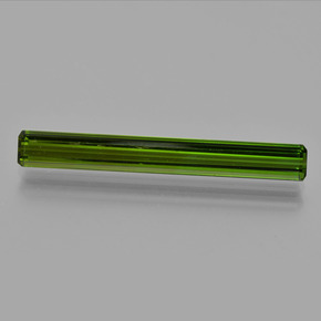Forest Green Tourmaline Gem - 3.2ct Octagon Facet (ID: 416035)