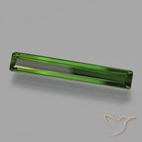 2.20 ct Green Tourmaline Stone, Natural Tourmaline in Octagon Facet Shape for Sale