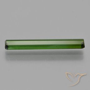 Tourmaline Gemstone in 22.1 x 3.6 mm Size for Sale, Tourmaline Stone in Forest Green Color