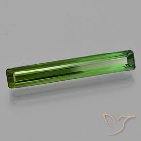 2.60 ct Green Tourmaline Stone, Natural Tourmaline in Octagon Facet Shape for Sale