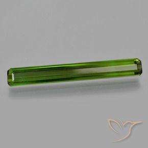 2.07 ct Green Tourmaline Stone, Natural Tourmaline in Octagon Facet Shape for Sale