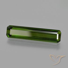 2.09 ct Green Tourmaline Stone, Natural Tourmaline in Octagon Facet Shape for Sale