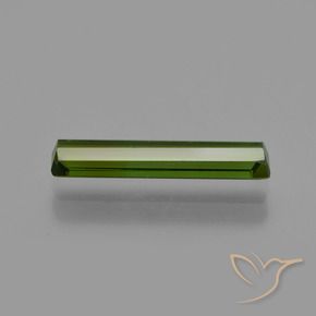 Tourmaline Gemstone in 15.6 x 3.1 mm Size for Sale, Tourmaline Stone in Earthy Green Color