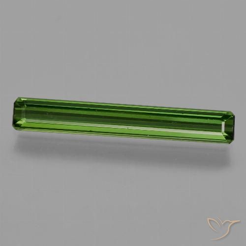 1.33ct Natural Forest Green Tourmaline, Emerald Cut, VS