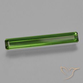 1.33 ct Green Tourmaline Stone, Natural Tourmaline in Octagon Facet Shape for Sale