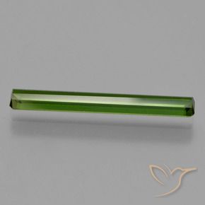 Tourmaline Gemstone in 20.4 x 3 mm Size for Sale, Tourmaline Stone in Forest Green Color