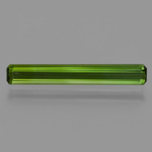 Medium Green Tourmaline Gem - 1.4ct Octagon Facet (ID: 416057)