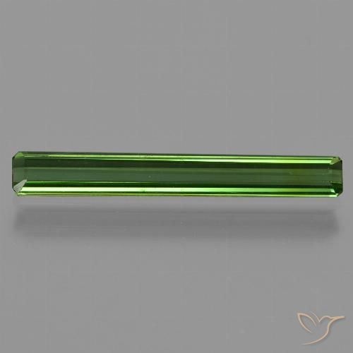 1.32ct Natural Deep Forest Green Tourmaline, Emerald Cut, VVS-VS
