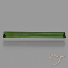 Tourmaline Gemstone in 21.3 x 3 mm Size for Sale, Tourmaline Stone in Deep Forest Green Color